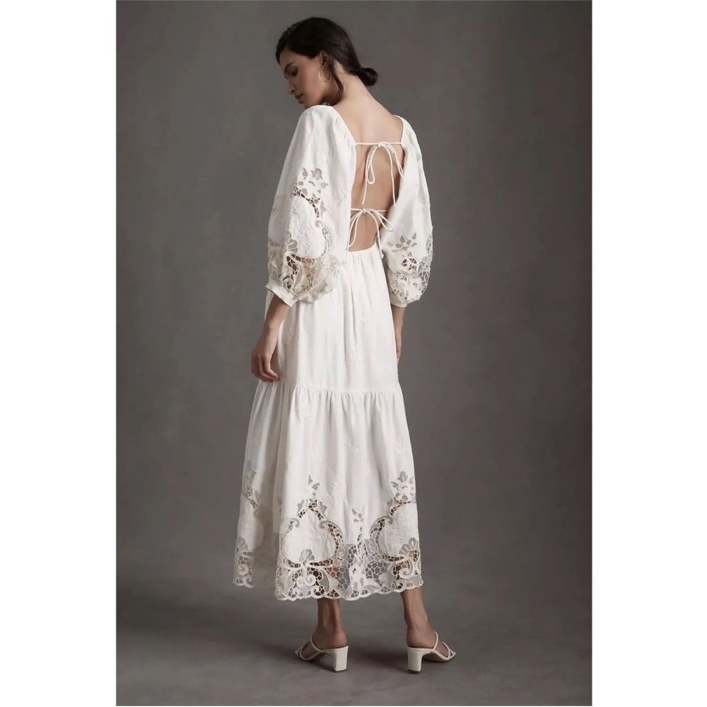 Free People x BHLDN Dahlia Cutwork Lace Dress